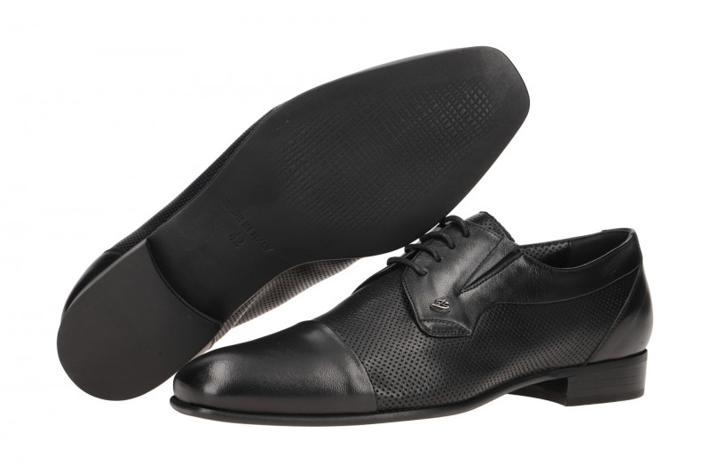 Bello Schuhe schwarz perforiert BL612