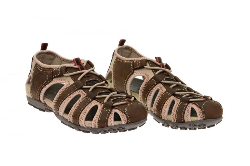 Geox Sand.Strel Sandale braun beige D7125U