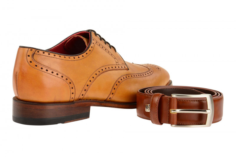 Gordon Bros Schuhe Havret braun tan Rahmengenäht 2466-B