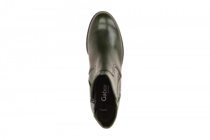 Gabor Tunis Stiefelette grün Ankle Boots Nappa 52.813.63