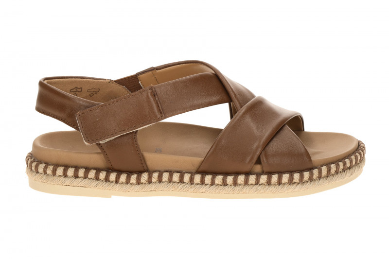 Gabor Kreuzriemchen Sandale braun Nappa 83.781.24