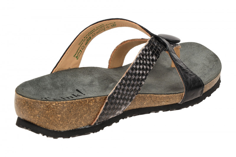 Think Julia Zehentrenner Pantolette schwarz Karo