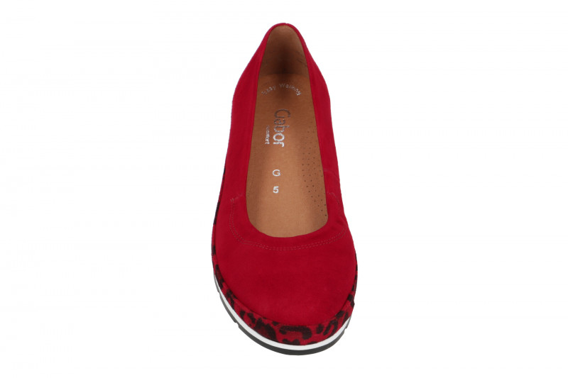 Gabor Ballerina Schuhe rot Luchs 42.400.49