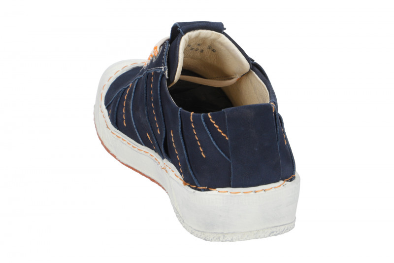 Eject Puzzle Schuhe blau orange Nubuck 12359