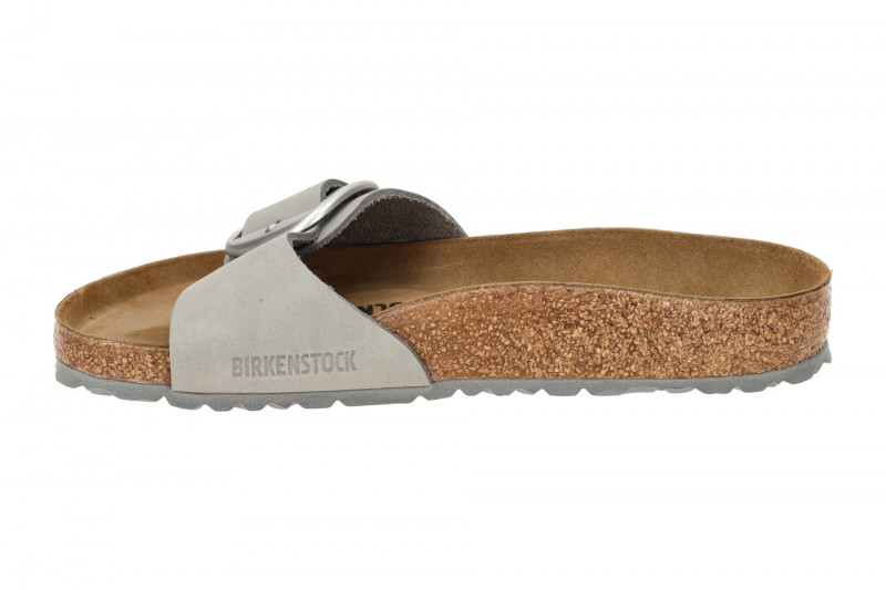 Birkenstock Madrid Big Buckle Pantolette grau Normal-Weit 1021707
