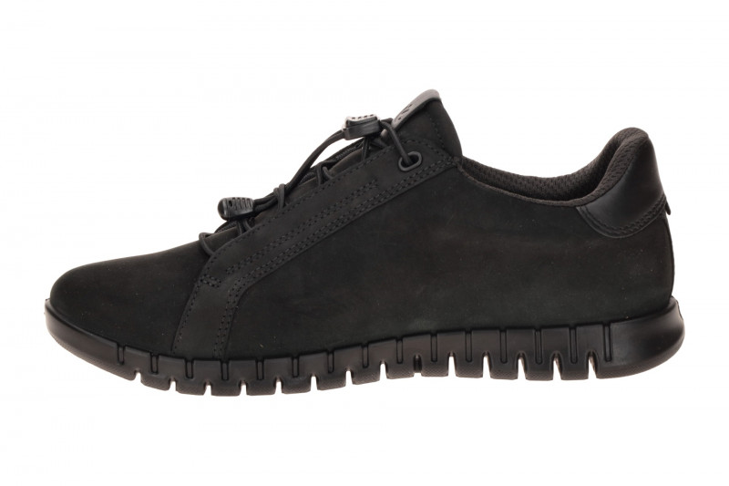 Ecco Gruuv Lite Slipper Schuhe schwarz Gummizug Waterproof 246333