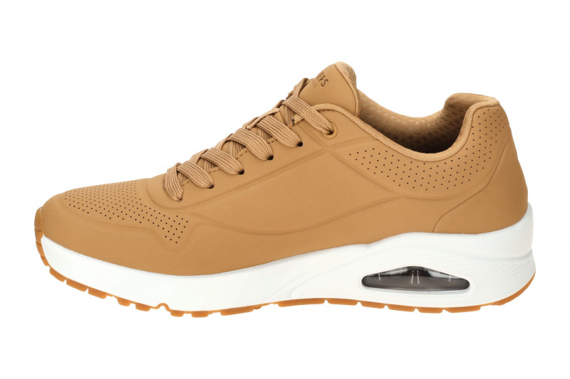 Skechers Uno Schuhe braun tan Herren Sneakers 52458