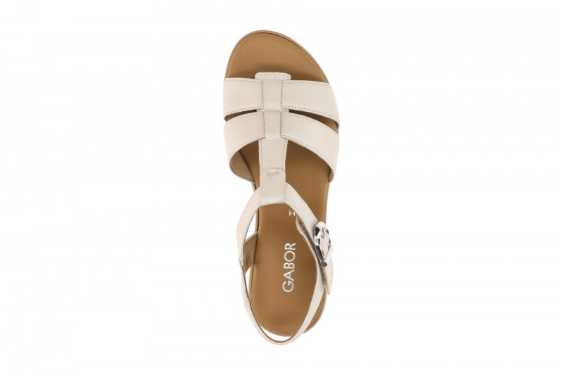 Gabor Römer Sandalette creme beige H-Weite 82.813.52