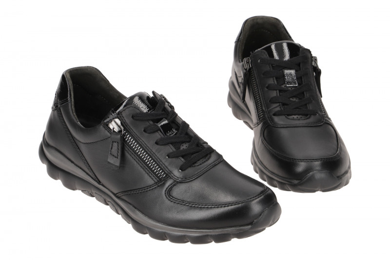 Gabor RollingSoft Schuhe schwarz Glattleder 36.968.57