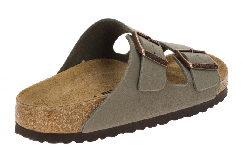 Birkenstock Arizona Pantolette grau stone SCHMAL 151213