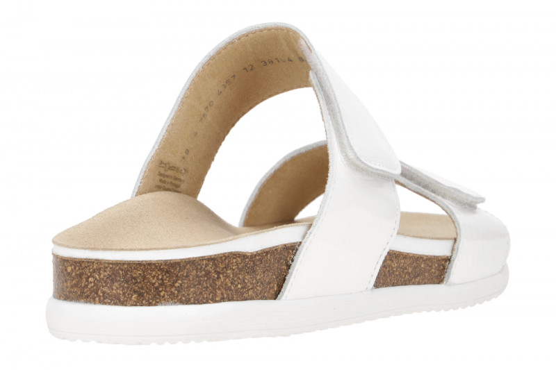 ara Sylt Pantolette weiß Lack 12-38104