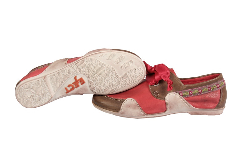 Eject Sayaka Schuhe im rot braun mix E-14409