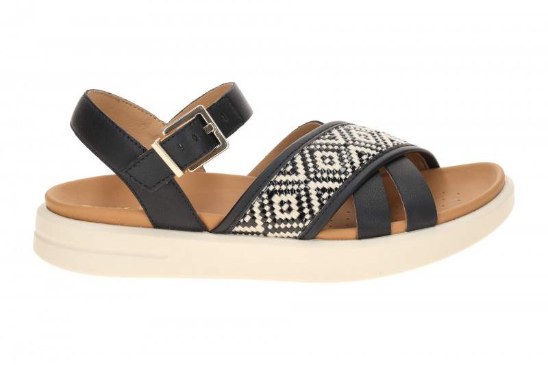 Geox Xand Sandalen schwarz beige D65PAB