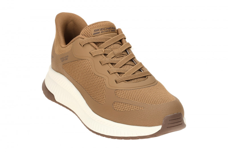 Skechers Bobs Squad Schuhe braun Slip Ins Herren 118423