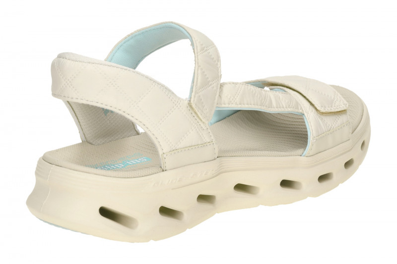 Skechers Go Walk Gliede Step Sandale beige Cozy Slip-Ins 141276