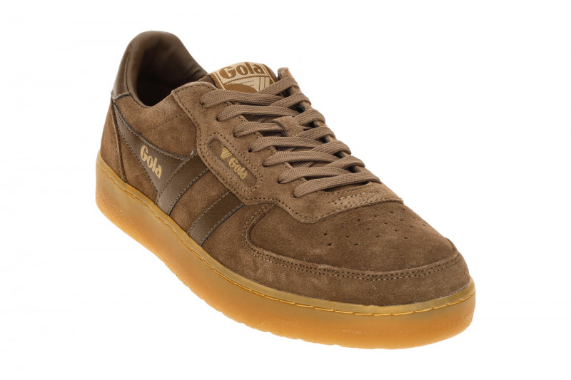 Gola Schuhe Hawk Sneakers braun otter Suede CMB571