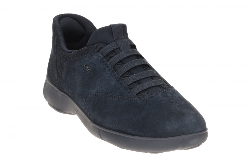 Geox Nebula Slipper Schuhe blau FASTin Velour U56MXB