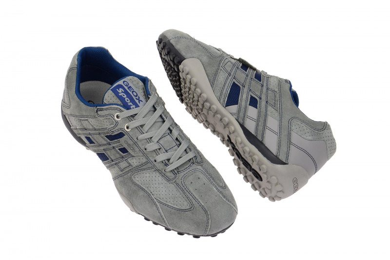 Geox Respira Snake K Sneakers in grau blau Herrenschuhe