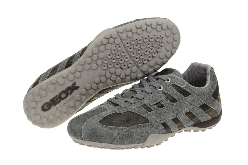 Geox Snake Schuhe grau braun - U4207K