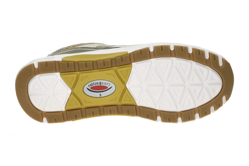 Gabor RollingSoft Schuhe beige grau Mesh 86.986.35