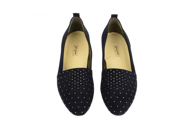 Paul Green Schuhe Slipper blau 2226-029
