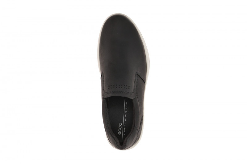 Ecco Byway Slipper Schuhe schwarz Nubuck 522824