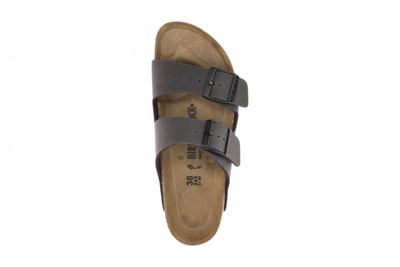 Birkenstock Arizona Pantolette dunkelgrau SCHMAL 1032023