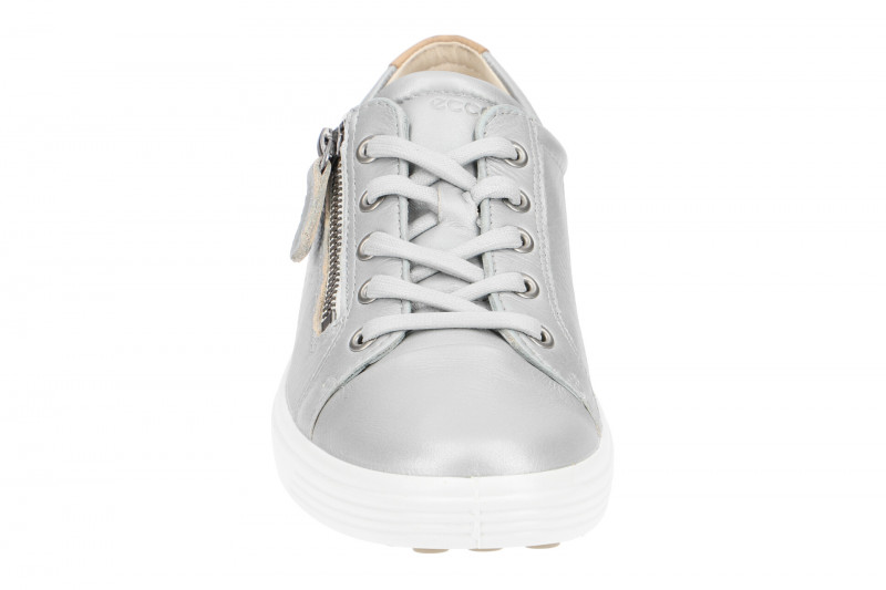 Ecco Soft 7 Damen Schuhe grau metallic