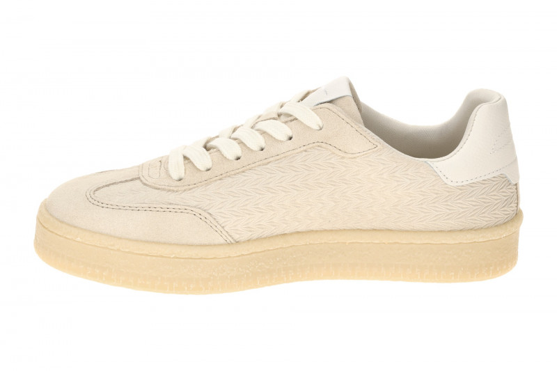 Tamaris Schuhe Sneaker beige Velour geprägt 23723