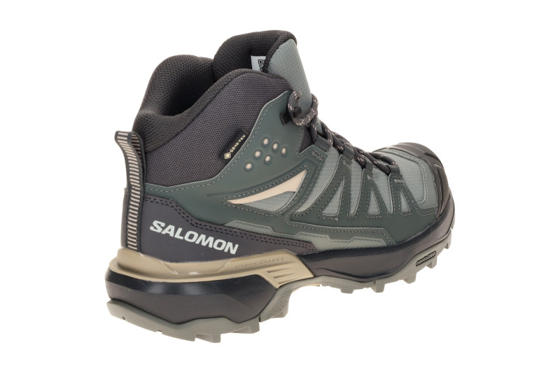 Salomon X Ultra 360 Mid Schuhe grün grau Damen GORE-TEX