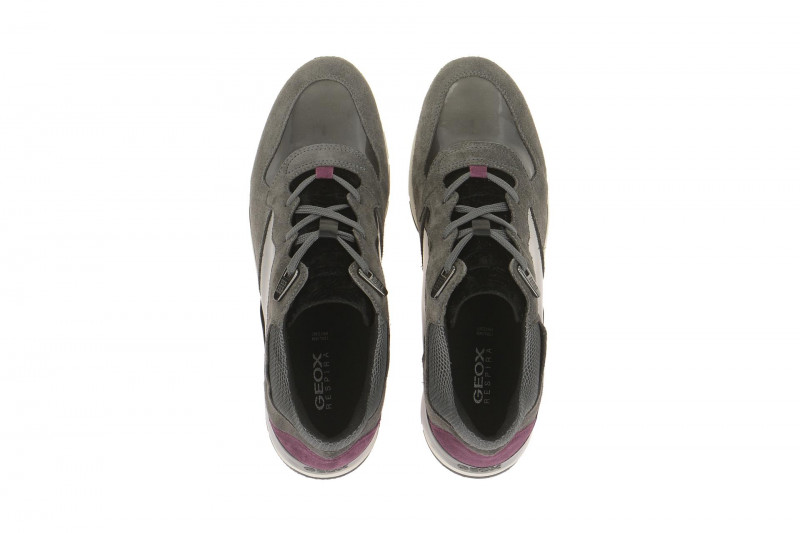 Geox Sneaker Schuhe Shahira grau lila D44N1A