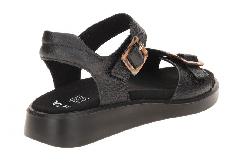 ara Madeira Sandale schwarz H-Weite Klett 12-21402