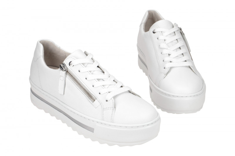Gabor Sneaker Schuhe weiß silber 86.498.50