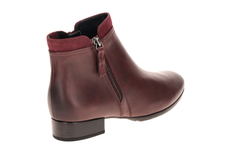 Gabor Stiefelette rot bordo H-Weite 8031.02.005