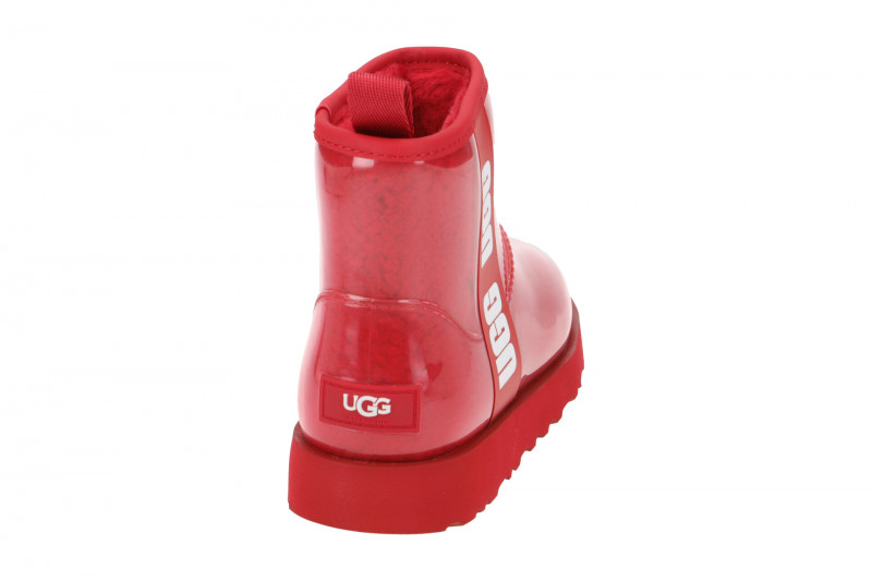 UGG Classic Clear Mini Stiefelrot rot samba-red