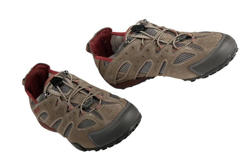 Geox Snake Y Schuhe in beige dk rot U0107Y