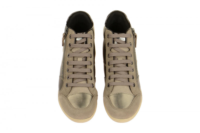 Geox Myria Schuhe Boots grau metallic D7468B 0AJ22 C6738