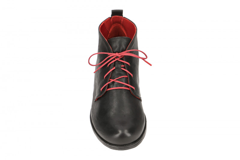 Think Denk Stiefelette schwarz rot 5-85018-09