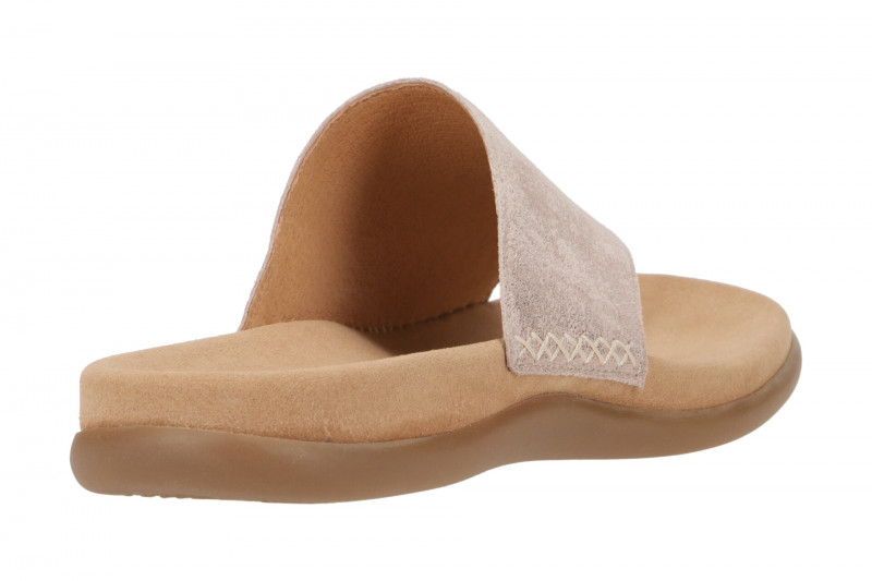 Gabor Zehentrenner Pantolette rosa metallic