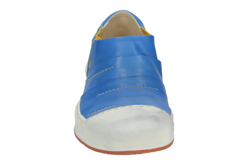 Eject Puzzle Schuhe blau gelb Herren Slipper 12361