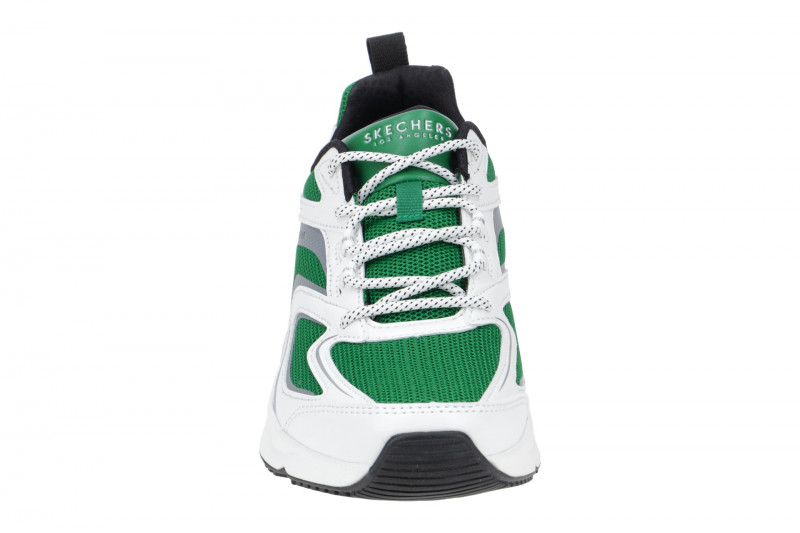 Skechers UNO Schuhe weiß grün Damen Sneakers 177424
