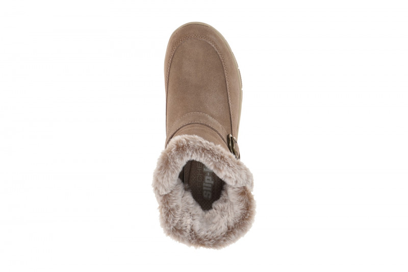 Skechers Easy Going Stiefelette braun mush Schlupf Boot Slip Ins