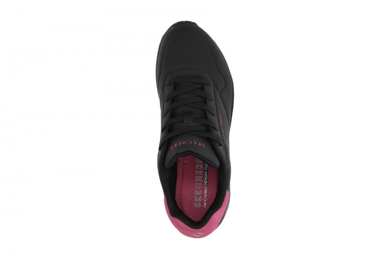 Skechers Uno Schuhe Sneakers schwarz pink 177092