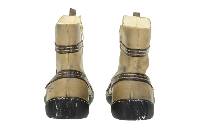 Eject Ocean Stiefelette in beige + dunkel schattiert