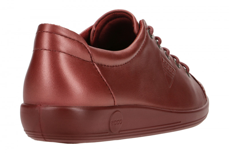 Ecco Soft 2 Schuhe rot metallic