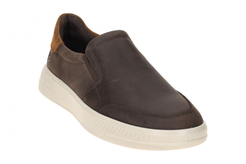 Ecco Move Slipper braun Herren Schuhe Fettleder 551614