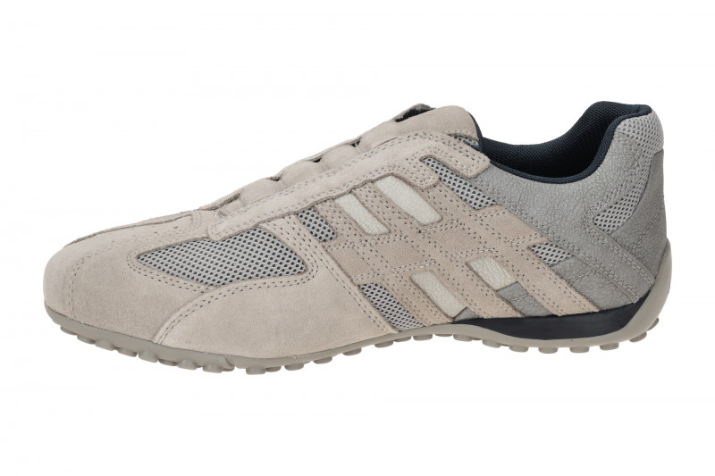 Geox Snake Slipper Schuhe hellgrau rock U4507B