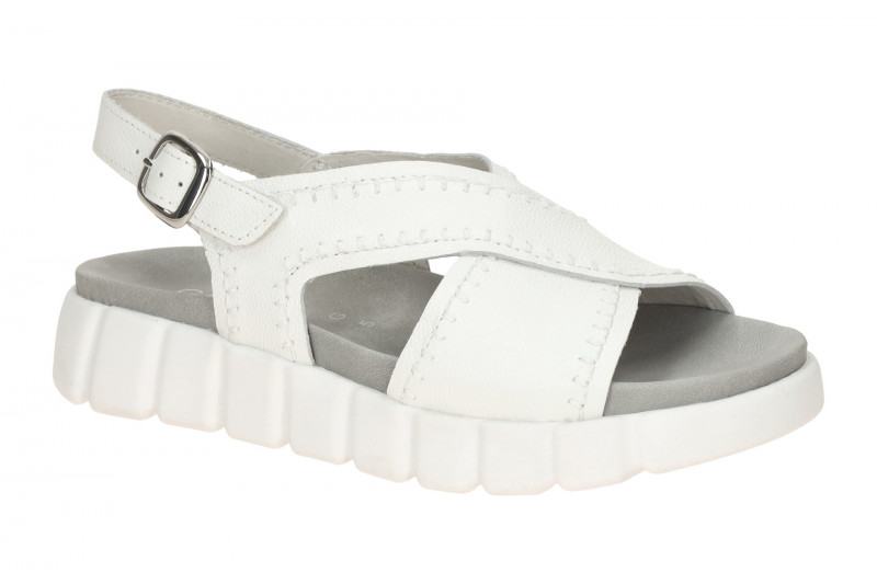 Gabor Kreuzriemen Sandale weiß 82.891.50