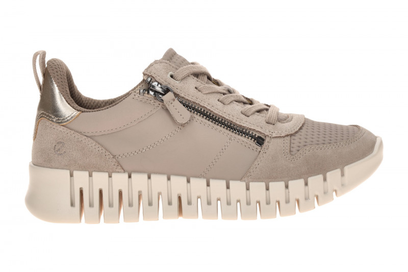 Ecco Gruuv Schuhe grau Damen Zip Sneakers 218353