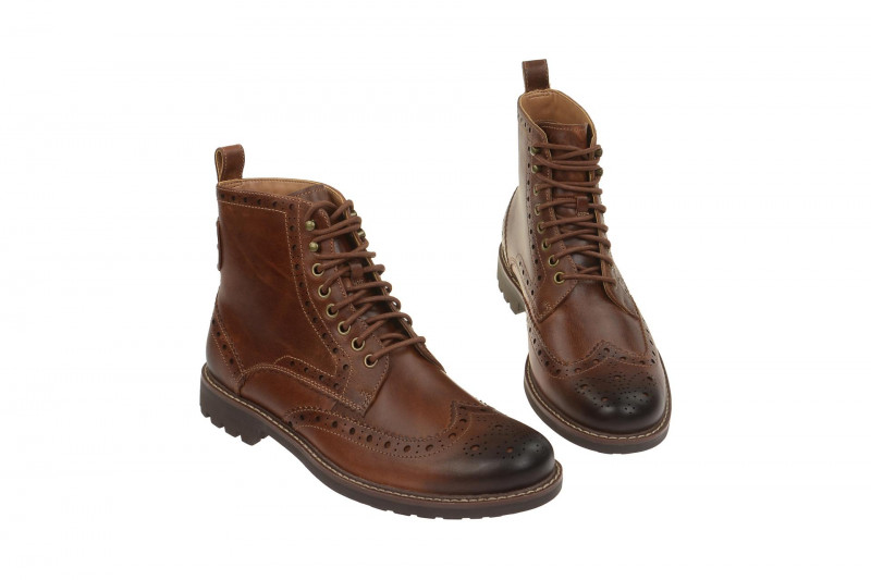 Clarks Montacute Lord Stiefel braun